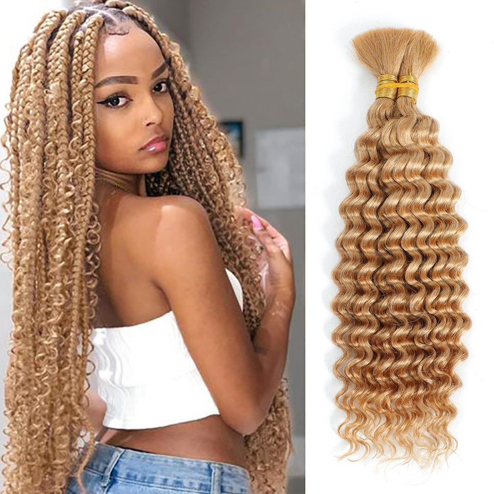 Hair Care Wavy Hair - Human Braiding Hair 2Bundle 100g 18Inch