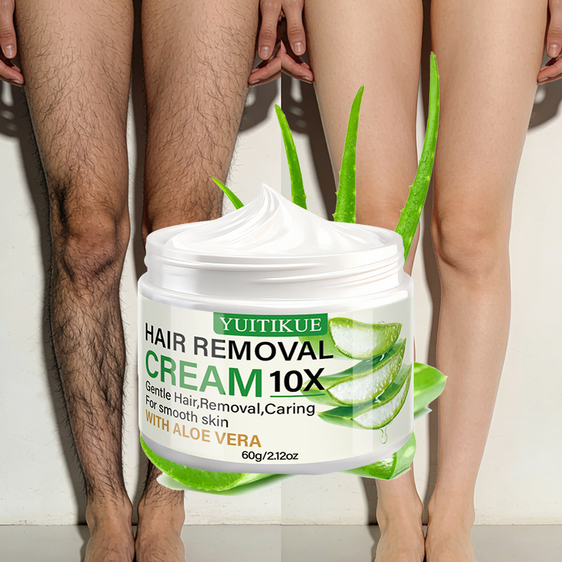 Hair Care With Aloe Vera - YUITIKUE Aloe Vera Hair Removal Cream,