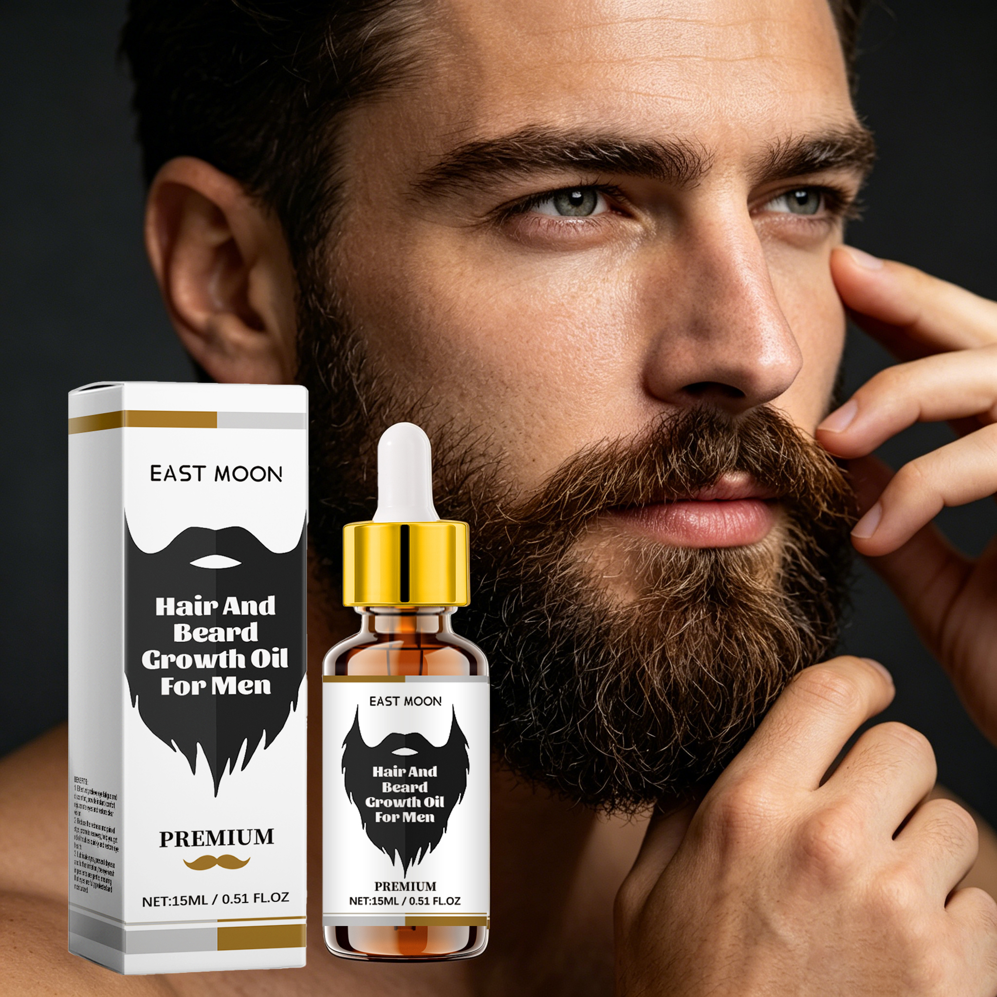 Hair Care Natur - 15ML Men Beard Care Oil Nourishing