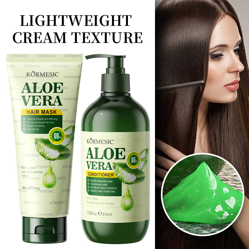 Hair Care With Aloe Vera - KORMESIC Aloe Vera Hair Care Set