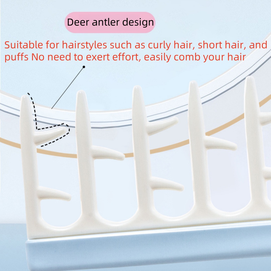 Antler Shape Hair Seam Comb Sh – Hair Care Wavy Hair Bewertung und Preis