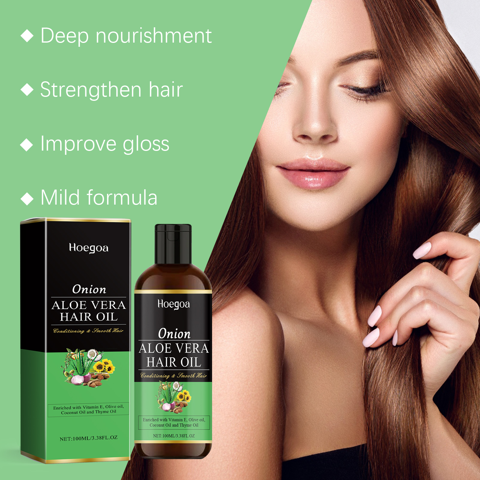HOEGOA 100mL Onion Aloe Vera H – Hair Care With Aloe Vera Bewertung und Preis