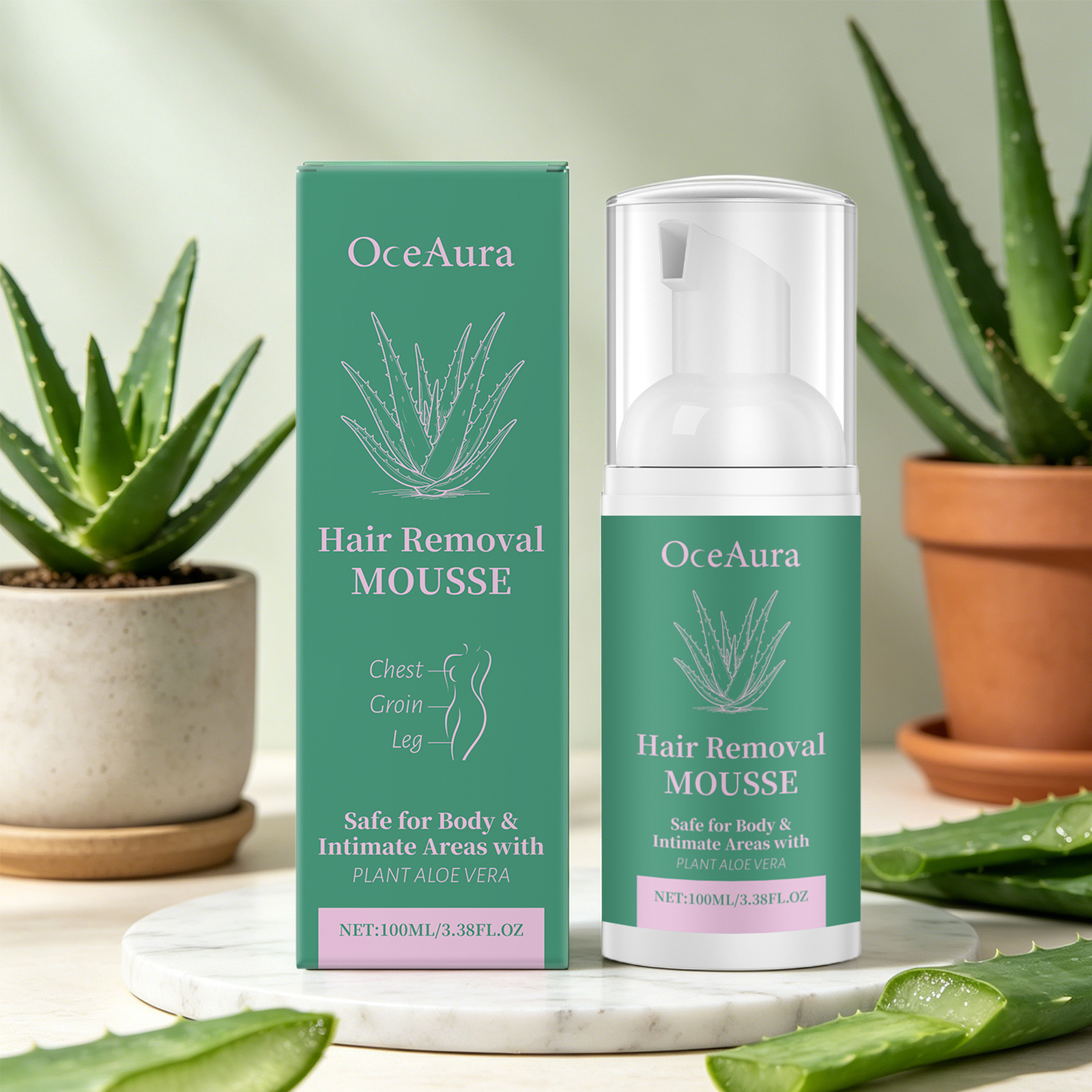Aloe Vera Hair Removal Mousse  – Hair Care With Aloe Vera Bewertung und Preis