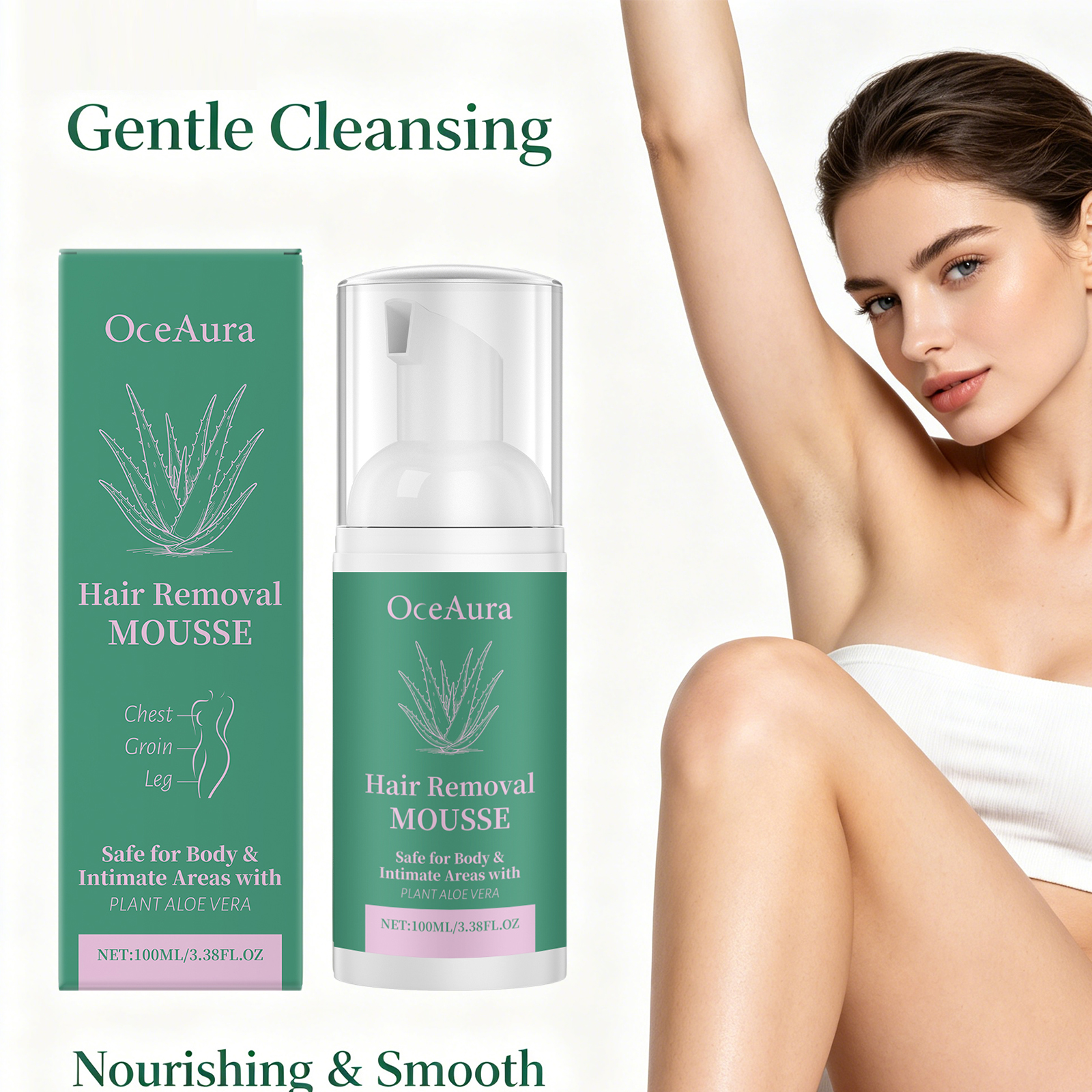 Aloe Vera Hair Removal Mousse  – Hair Care With Aloe Vera Bewertung und Preis