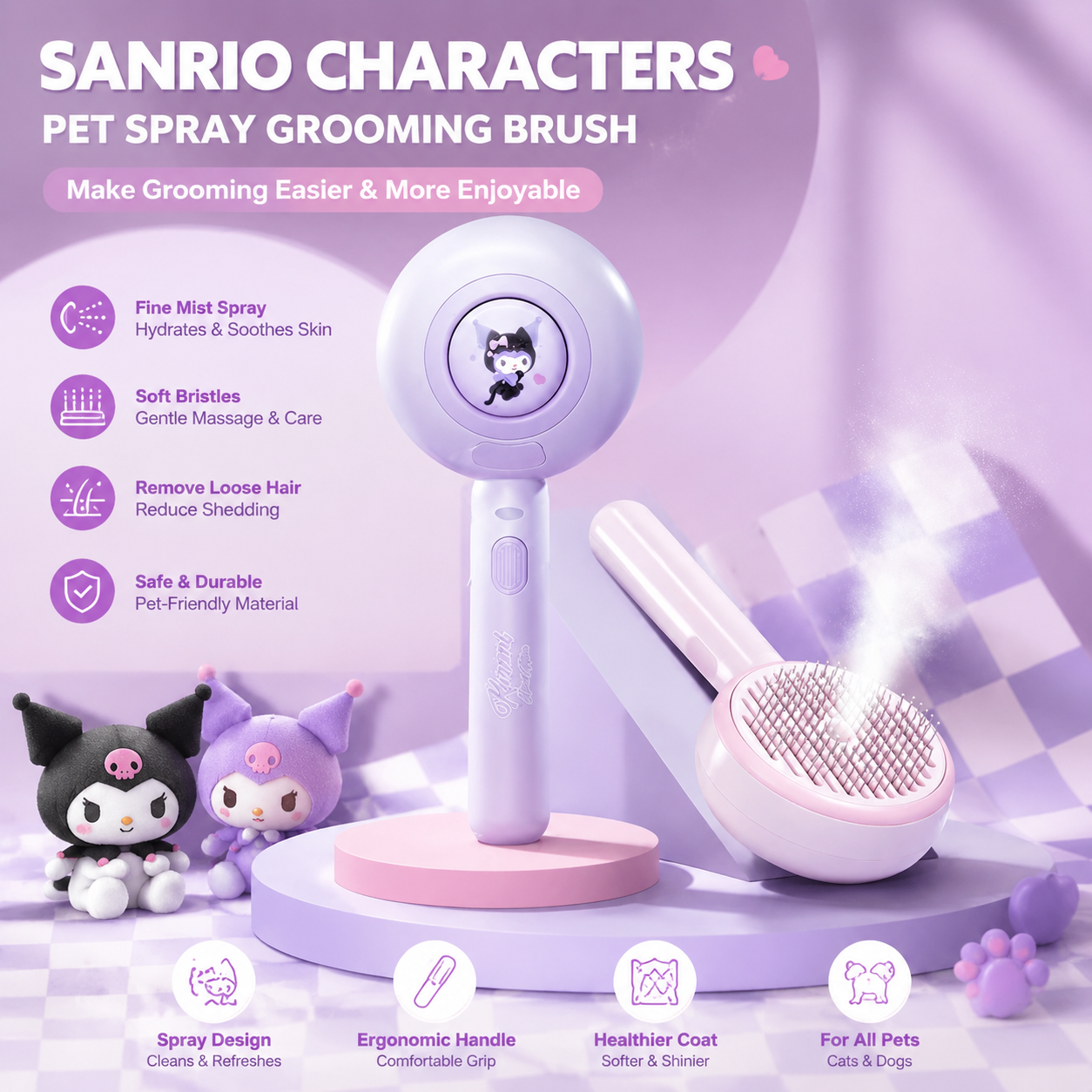 Sanrio Kuromi Cute Cartoon Fin – Hair Care Japan Products Bewertung und Preis