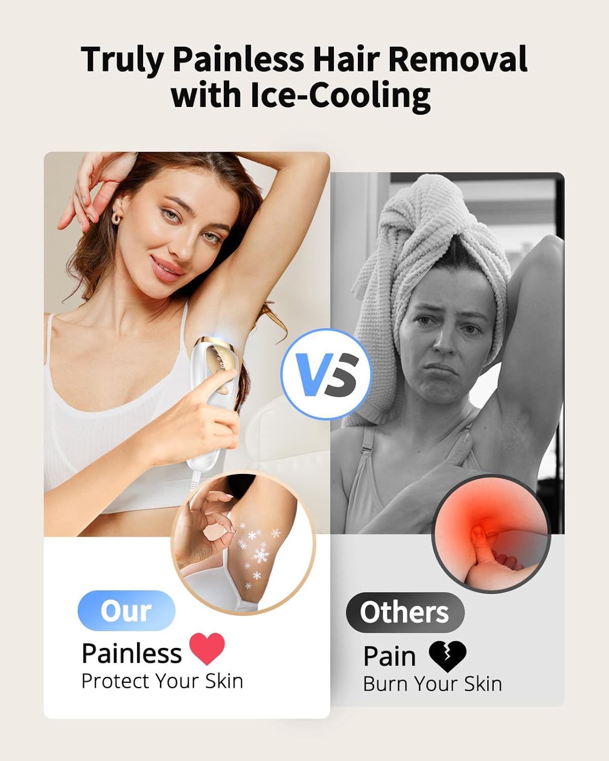Laser Hair Removal with Ice Co – Hair Care Or Haircare Bewertung und Preis