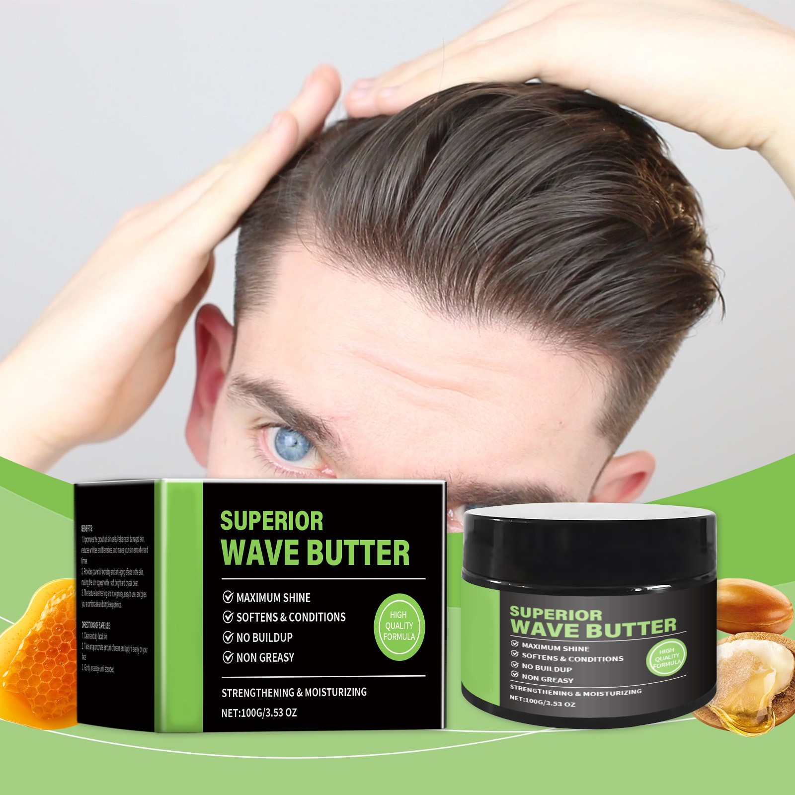 Wave Grease For Men Maximum Sh – Hair Care For Wavy Hair Bewertung und Preis