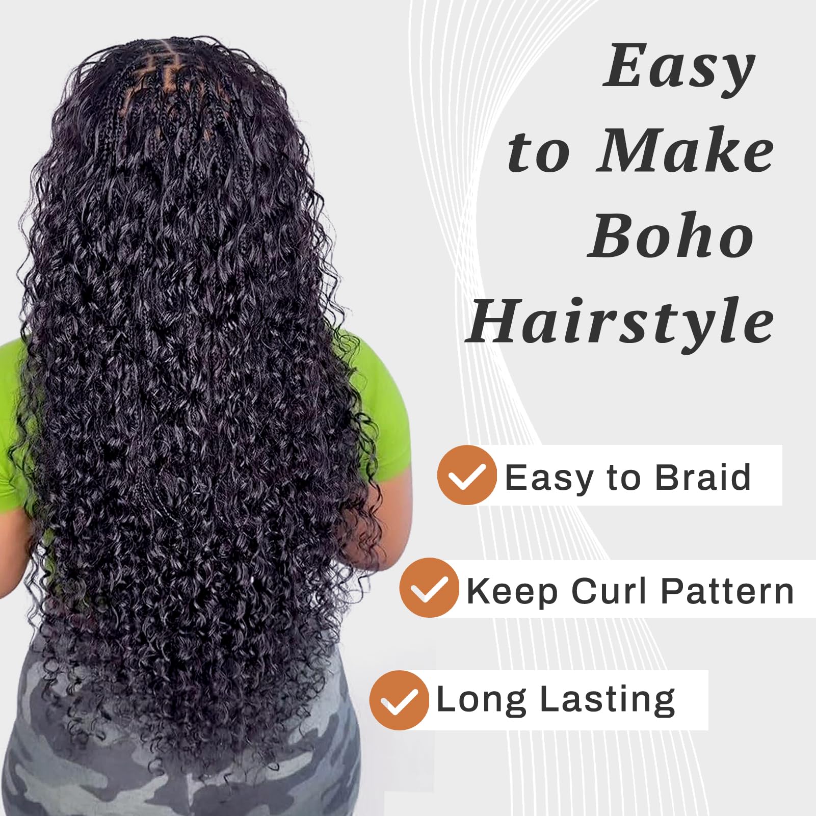 Deep Wave Bulk Hair for Braidi – Hair Care Wavy Hair Bewertung und Preis