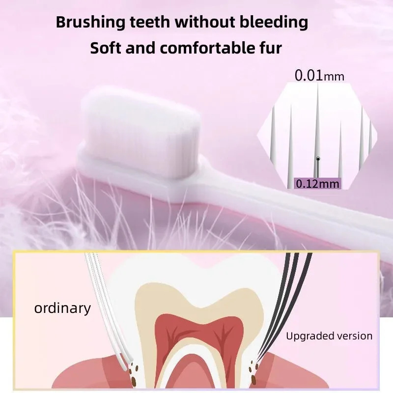 1/10Pcs Soft Fur Toothbrush Mi – Hair Care For Wavy Hair Bewertung und Preis