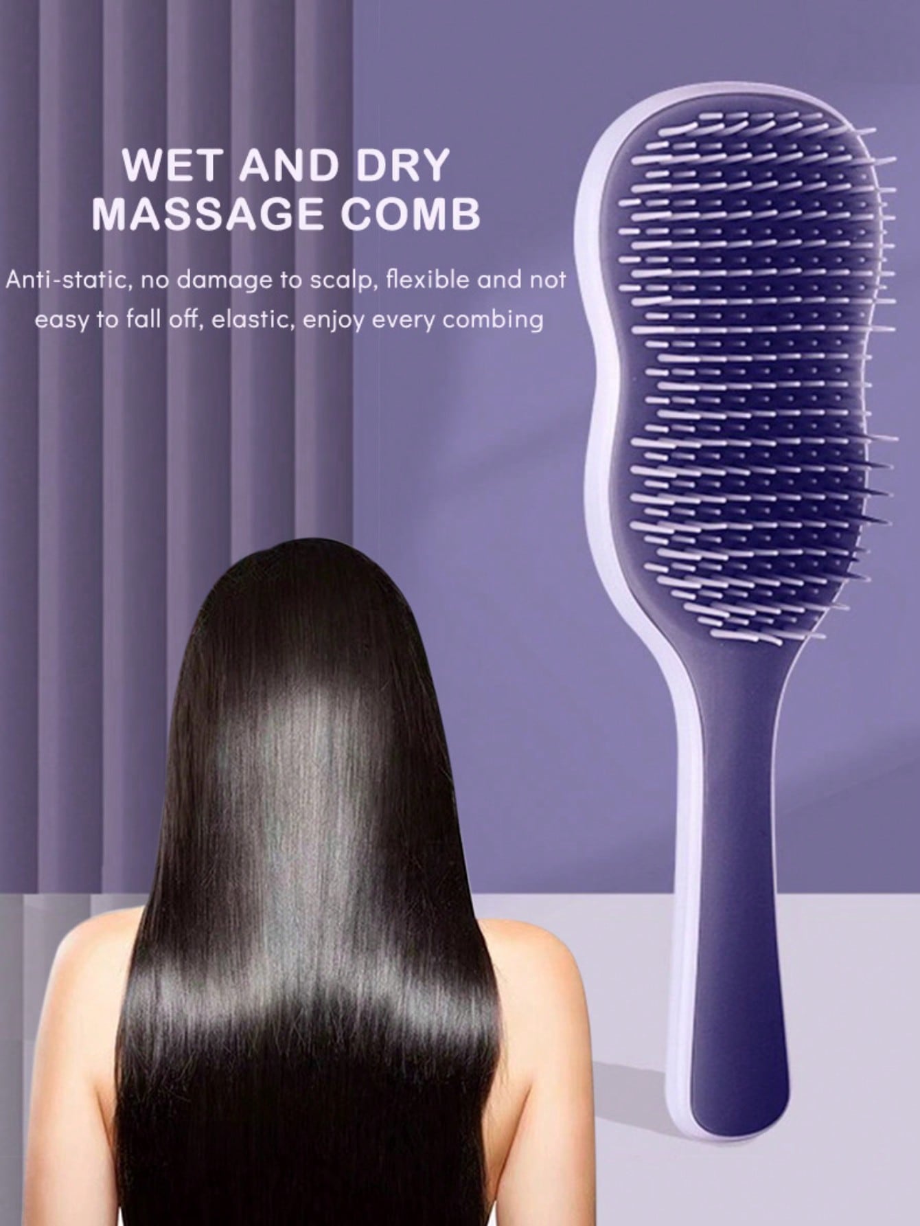 1pc Natural Smooth Hair Brush, – Hair Care Or Haircare Bewertung und Preis