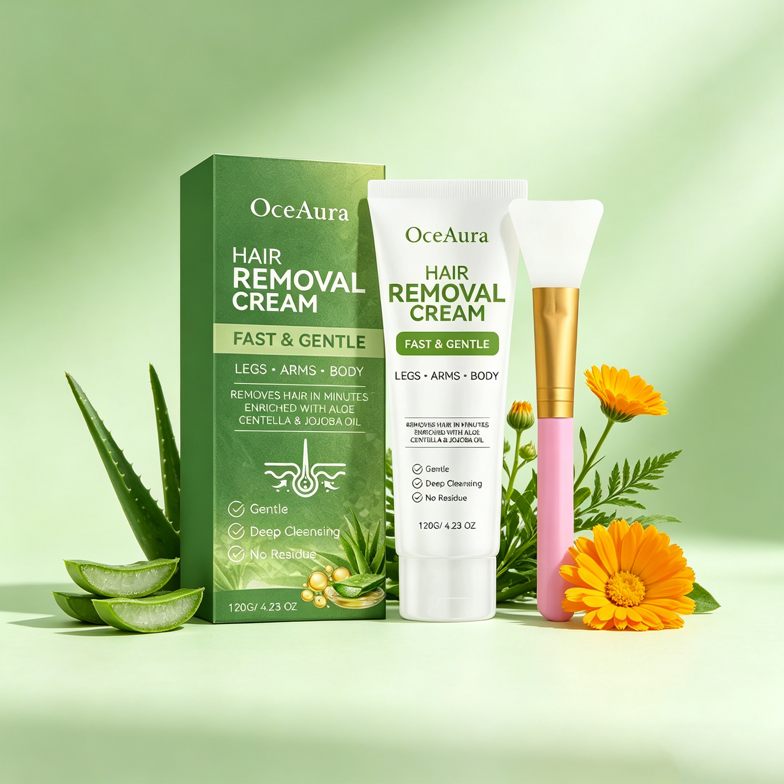 OceAura 1set Aloe Vera Gentle  – Hair Care With Aloe Vera Bewertung und Preis