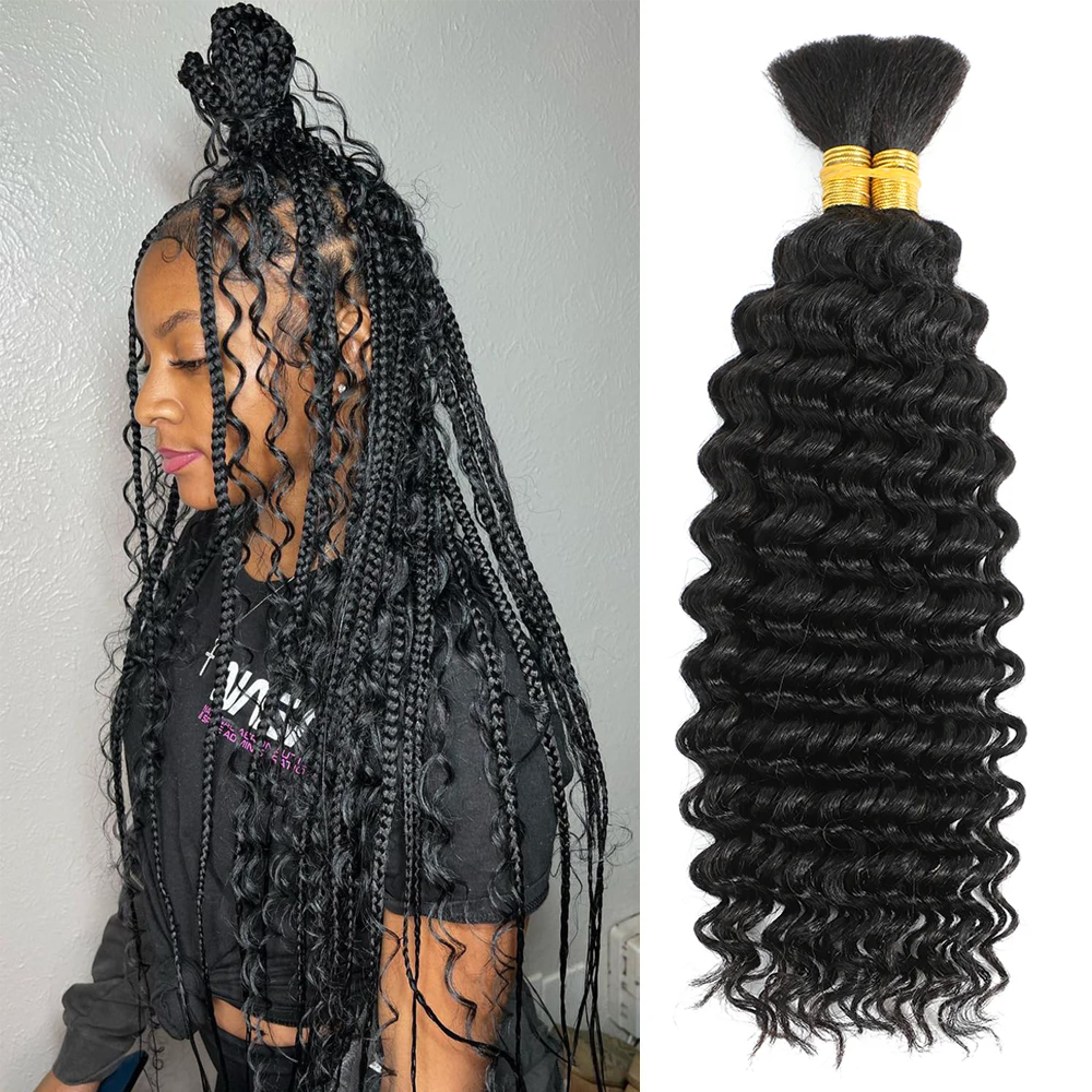 Bulk Human Hair Deep Wave For  – Hair Care For Wavy Hair Bewertung und Preis