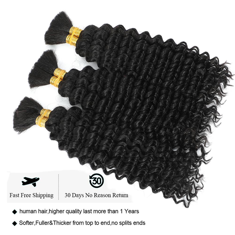 Bulk Human Hair Deep Wave For  – Hair Care For Wavy Hair Bewertung und Preis