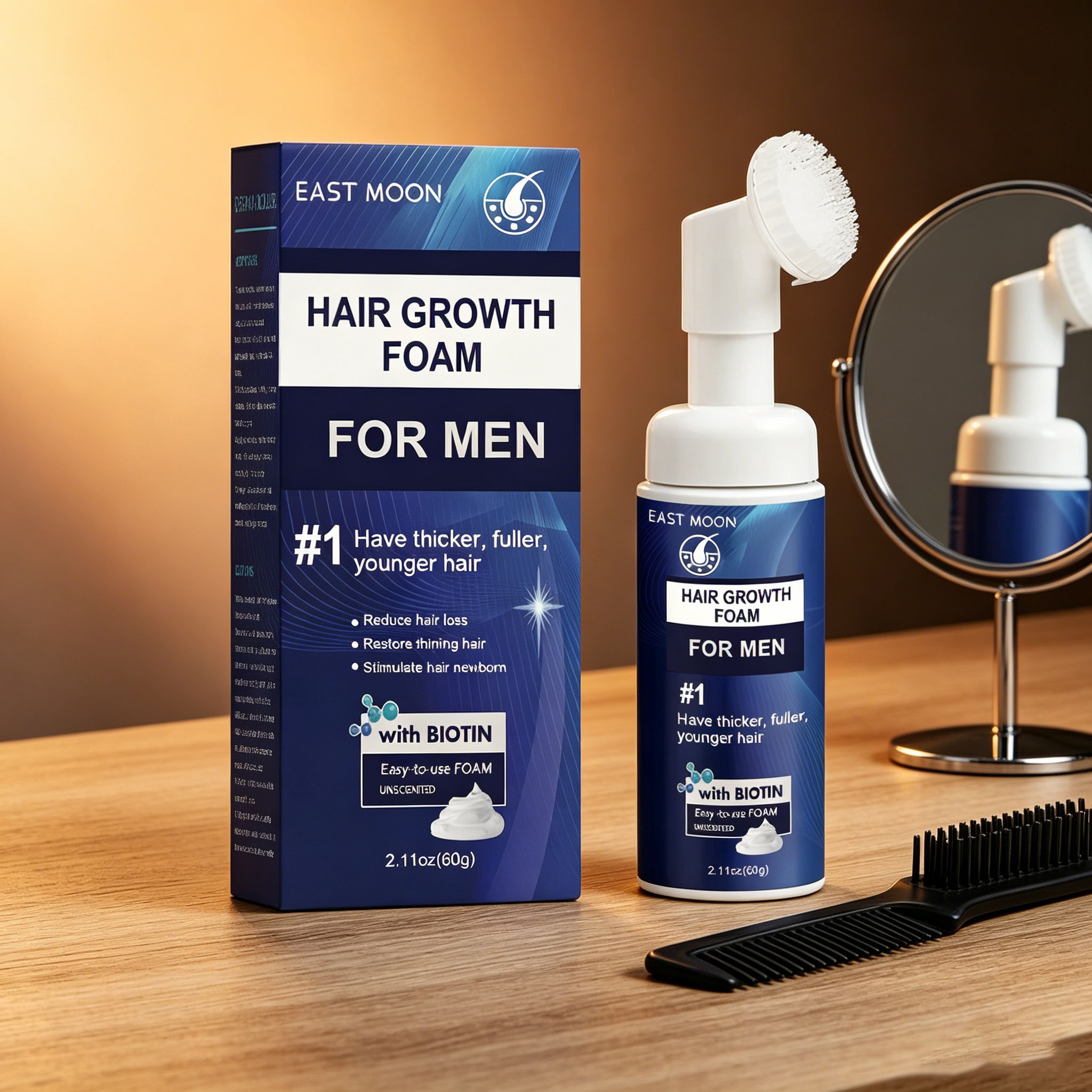 Hair Growth Foam Silicone Brus – Hair Care For Hair Loss Bewertung und Preis