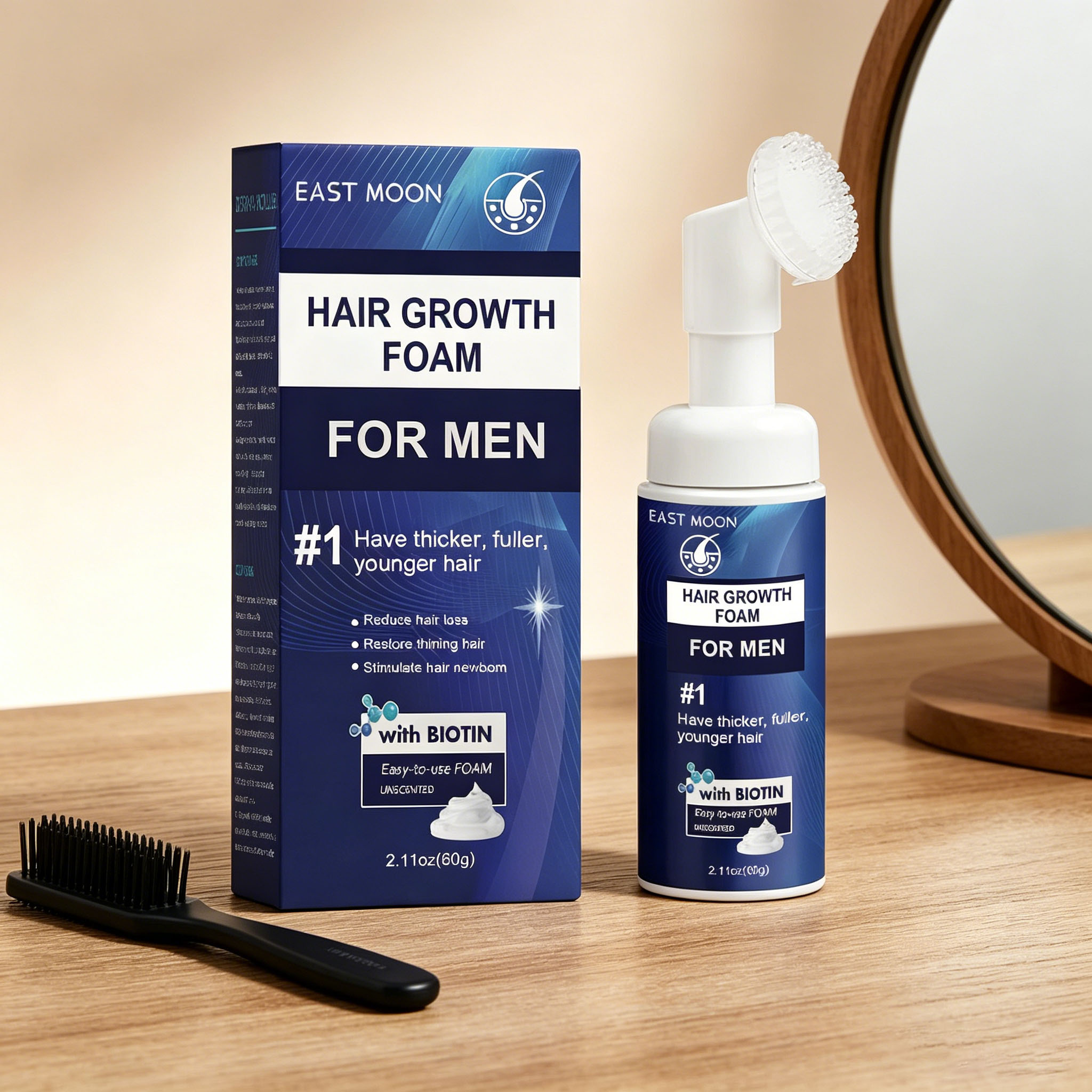 Hair Growth Foam Silicone Brus – Hair Care For Hair Loss Bewertung und Preis