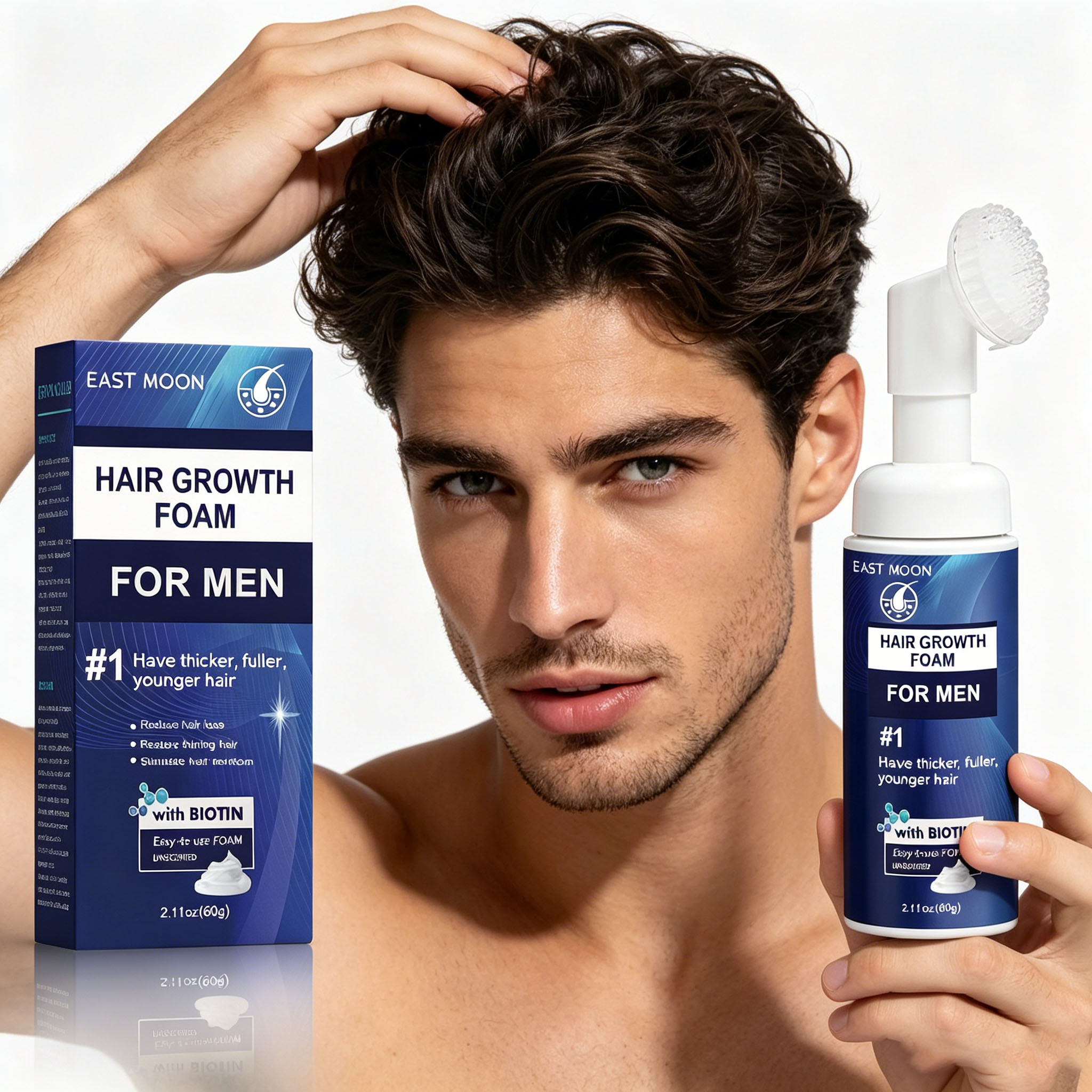 Hair Growth Foam Silicone Brus – Hair Care For Hair Loss Bewertung und Preis