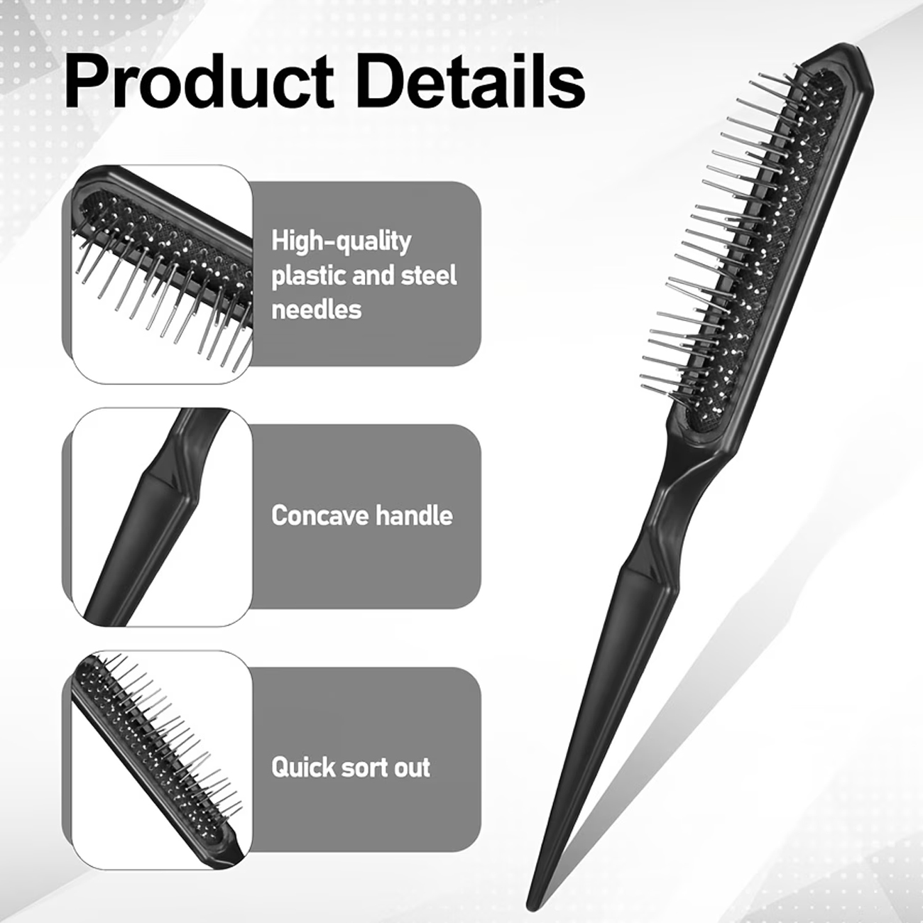 2pcs Small Wide Tooth Comb Set – Hair Care Wavy Hair Bewertung und Preis