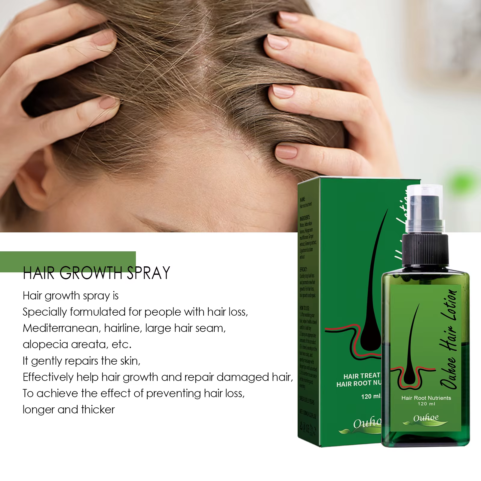 Hair Growth Spray Anti Hair Lo – Hair Care For Hair Loss Bewertung und Preis