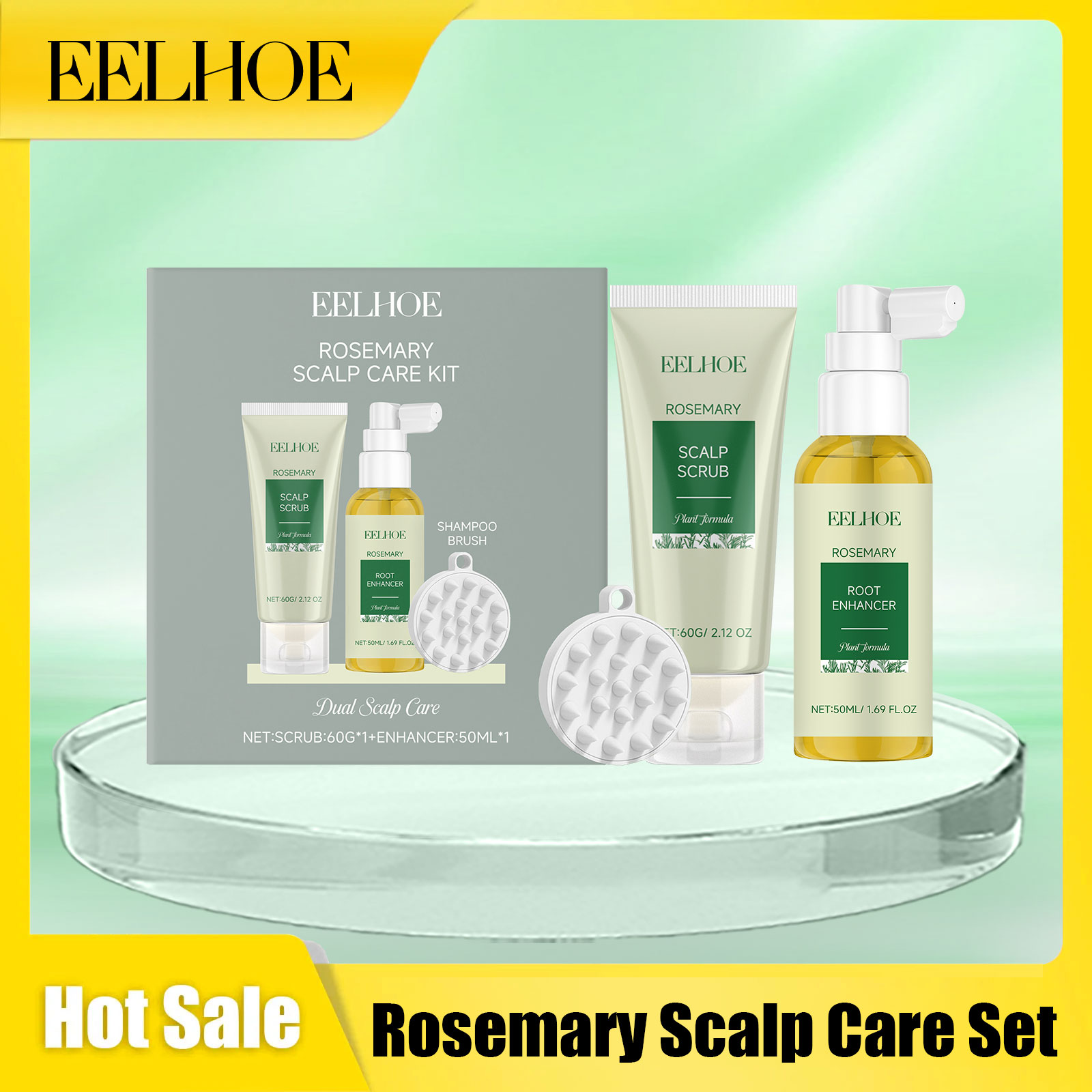 Eelhoe Rosemary Scalp Care Set – Rosemary Hair Oil Bewertung und Preis