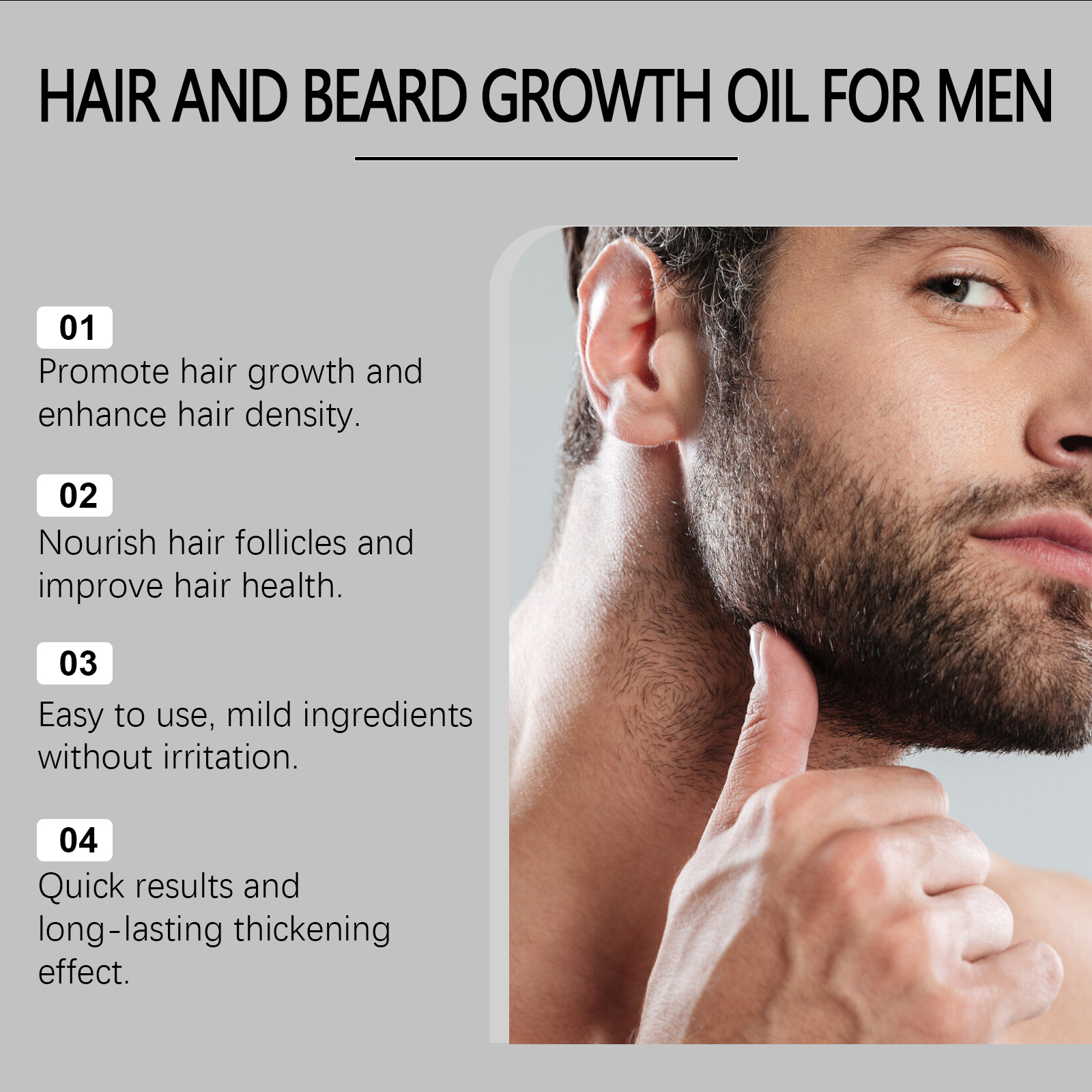 15ML Men Beard Care Oil Nouris – Hair Care Natur Bewertung und Preis