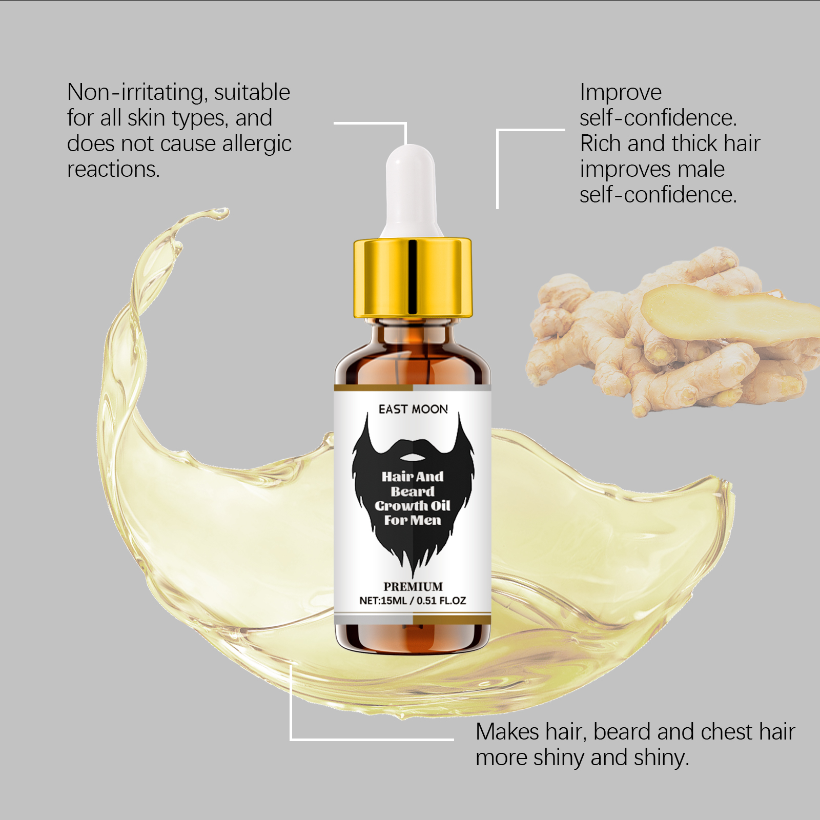 15ML Men Beard Care Oil Nouris – Hair Care Natur Bewertung und Preis