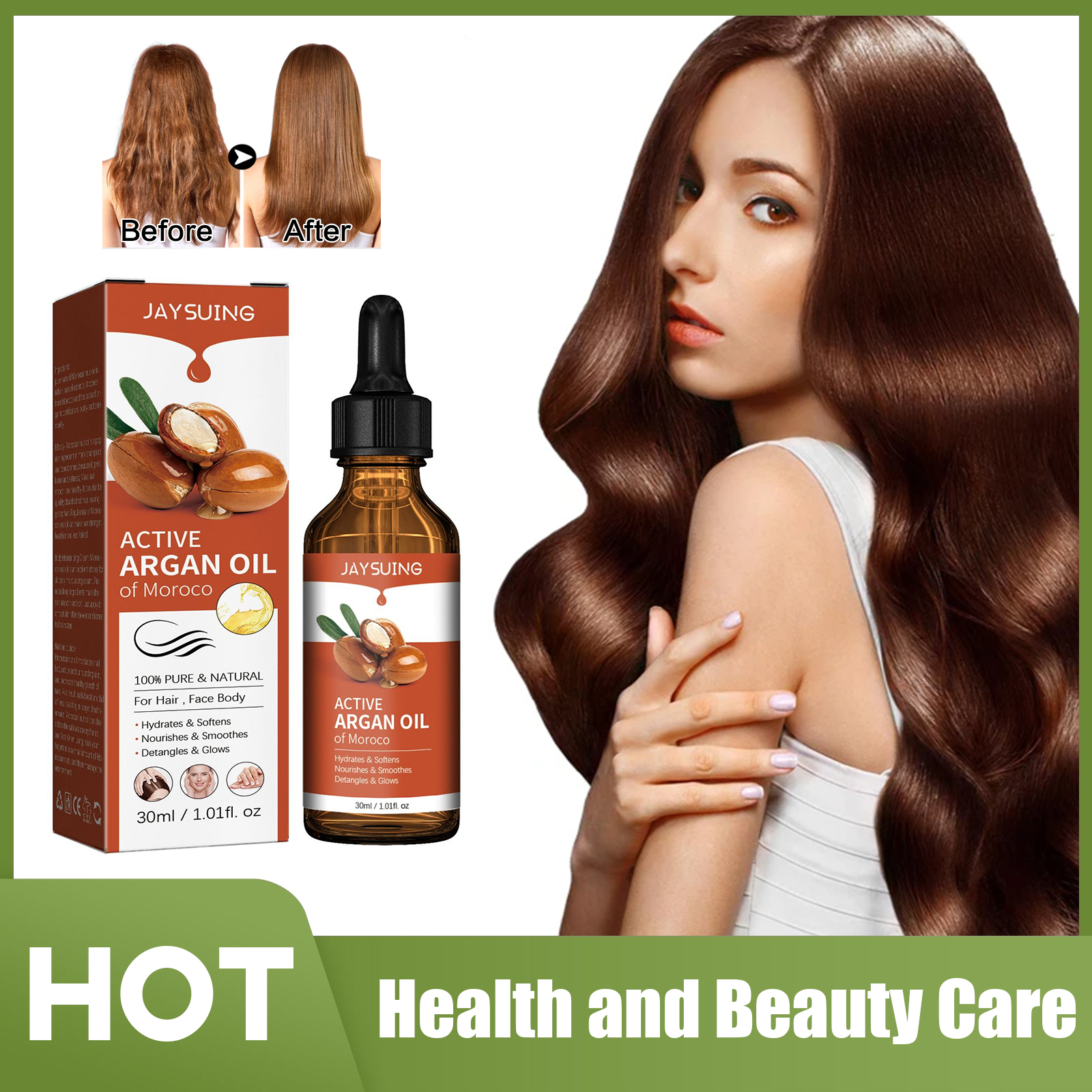 Argan Oil for Hair Treatment S – Hair Care Natur Bewertung und Preis