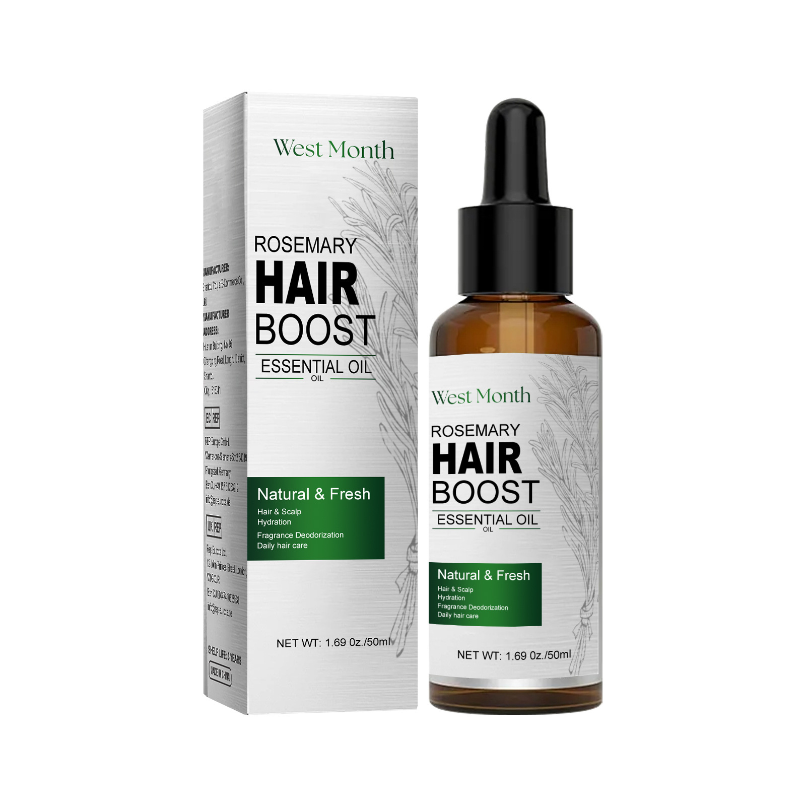 Hair Growth Essential Oil Rose – Rosemary Hair Oil Bewertung und Preis