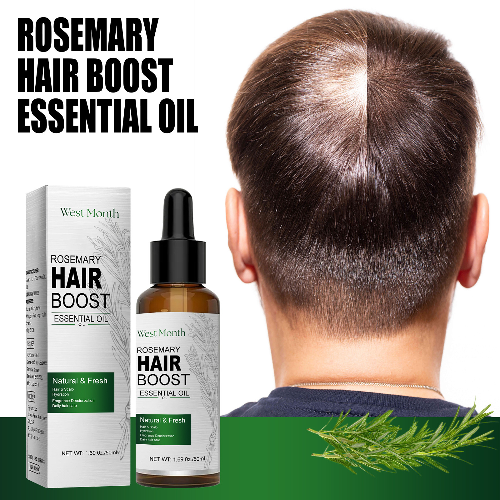 Hair Growth Essential Oil Rose – Rosemary Hair Oil Bewertung und Preis